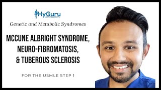 McCune Albright Syndrome  High Yield Genetic and Metabolic Syndromes for the USMLE Step 1 shorts [upl. by Anaihr265]