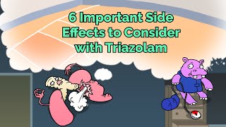 6 Important Side Effects to Consider with Triazolam Step 1 COMLEX NCLEX® PANCE AANP [upl. by Myna930]