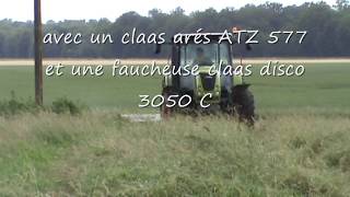 fauchage de l herbe 2010 dans la marne [upl. by Assir]