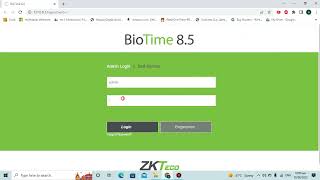 ZKTeco Biotime 85 Installation  Adding device on Biotime [upl. by Eelrak]