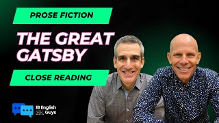 IB English  Textual Analysis  Prose Fiction  Close Reading  The Great Gatsby [upl. by Enahpets695]