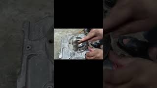 Installed crankshaft seal on hollow gearbox gearbox crankshaft short [upl. by Kalasky]