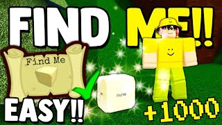 FIND ME QUEST EASY 2024  Build a Boat for Treasure ROBLOX [upl. by Aissat]