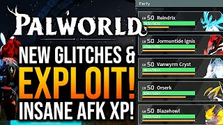 Palworld  5 GLITCHES AFK XP amp Merchant Glitch [upl. by Horvitz]