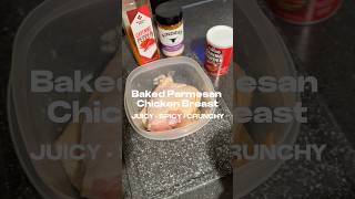 Quick amp Easy Baked Parmesan Chicken Breast 🍗 easyrecipe dinner food [upl. by Cutty]