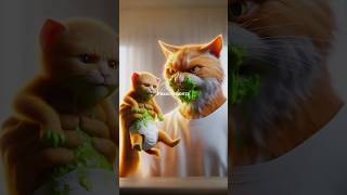 Cute cat do poop in his pants 😱cat catlover cartoon shorts viralvideo trending [upl. by Filemon]