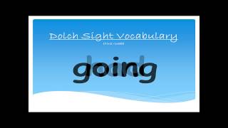 Dolch Sight Words Grade 1 I [upl. by Einnad]