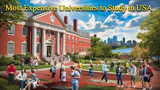 Top 3 Most Expensive Universities to Study in USA 2024 [upl. by Jenness644]