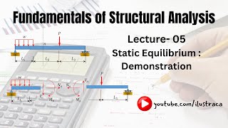 Fundamentals of Structural Analysis  Lecture5  Static Equilibrium Demonstration  ilustraca [upl. by Zurn]