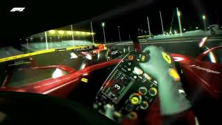 Leclerc VS Verstappen Bahrain 2022 Chalres Leclercs Helmet cam [upl. by Hannala74]