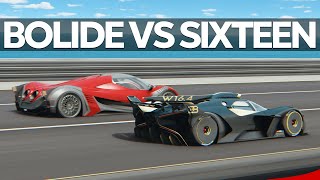 Bugatti Bolide Concept VS Devel Sixteen [upl. by Georges]