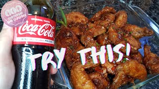 KILLER CHICKEN WINGS IN COKECOCA COLA SOBRANG SARAP [upl. by Ora]