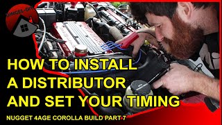 How to Install a 4AGE Distributor and Set the Timing [upl. by Welker]