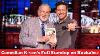 Comedian Kvon Gets Standing Ovation on Mike Huckabee Show TBN [upl. by Oiredised]