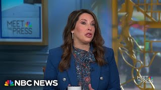 Ronna McDaniel says there was ‘tension’ between RNC and Trump campaign over debates Full interview [upl. by Nishom306]