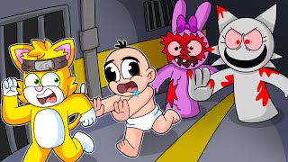 ¡Escapa de la PRISION de SPRUNKI 😱  SPRUNKI BARRYS PRISON RUN Roblox  2 Noobs Escapan de SPRUNKI [upl. by Drofdarb]