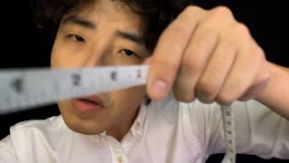 ASMR Measuring you chaotically [upl. by Tennek]