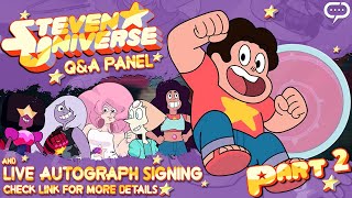 • Streamilycom Presents The Steven Universe Cast Reunion QampA  PART 2 • [upl. by Aneert]