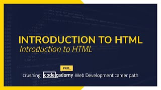 Crushing Codecademy PRO WEB DEVELOPMENT career path Challenge  Introduction to HTML [upl. by Llennol685]