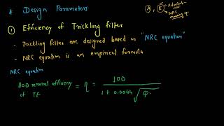 25 Trickling filter 2  Waste water engineering [upl. by Monaco814]