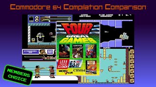 Commodore 64 Compilation Comparison Four Great Games Volume 3 1988 [upl. by Yrek259]