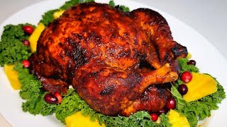 Pineapple Chipotle Whole chicken  recipe perfect for Thanksgiving [upl. by Ozzy299]