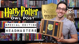 Harry Potter Unboxing  The Wizarding Trunk Special Edition Headmasters [upl. by Renwick]