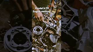 Honda CD 70 engine cleaning video [upl. by Leuamme339]