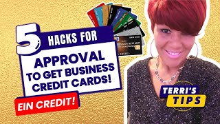 Get BUSINESS Credit Cards NOW 5 Hacks for Approval EIN Only BUSINESS Credit Cards for Startups [upl. by Daney]