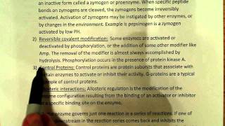 Enzyme regulation [upl. by Adelind]