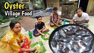 Oyster Recipe  A Traditional Village Food Rural Village Food Oysters [upl. by Sylvan]