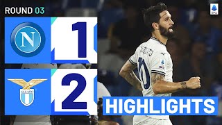 NapoliLazio 12  Biancocelesti stun champions Goals amp Highlights  Serie A 202324 [upl. by Amlus]