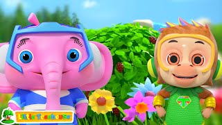 Here We Go Round the Mulberry Bush  Morning Routine Song amp Rhyme for Kids [upl. by Ynatirb]