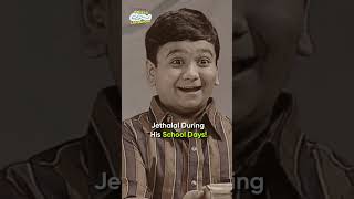 Jethalal during his school days tmkoc funny relatable shorts relatives reels friends scene [upl. by Leafar]