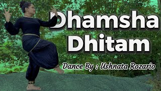 Dhamsha Dhitam  Dance By  Ushnata Rozario  Movie  Jongole Mitin Mashi [upl. by Blackburn]