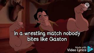 Gaston song lyrics The beauty and the beast Broadway [upl. by Lamarre557]