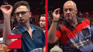 MarcelScorpion amp Martin Schindler vs Frank Rosin amp Phil Taylor  Gruppenphase  Promi Darts WM [upl. by Laro]