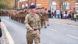 Ludgershall 26 Engineer Regiment Freedom Parade [upl. by Shepard373]