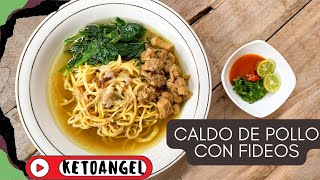 Caldo de Pollo con Fideos La Receta Perfecta para Días Fríos [upl. by Mhoj]