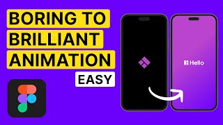 How to create a dynamic splash screen animation in Figma [upl. by Volotta]