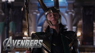 The Avengers  Captain America vs Loki HD [upl. by Obediah]