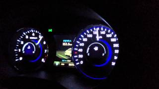 HYUNDAI GRANDEUR HG 30 GDI 0160Kmh acceleration by CNG [upl. by Lois]