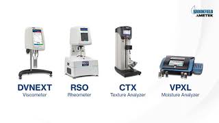 Explore our selection of Viscometers Rheometers Texture Analyzers Moisture Analyzers and more [upl. by Akinad943]