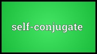 Selfconjugate Meaning [upl. by Cramer]