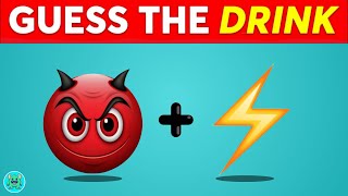 Guess The Drink By Emoji  Emoji Quiz [upl. by Hsirahc]