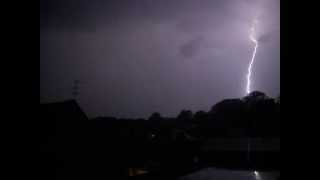 Lightning Over Skegness 23 07 2013 1030pm [upl. by Vivien]