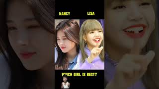 nancy vs lisa shortvideo blackpink viralvideo edit ytshorts [upl. by Jacques27]