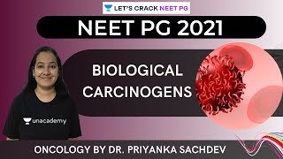 Biological Carcinogens  Oncology  NEET PG  Lets Crack NEET PG  DrPriyanka [upl. by Novj]