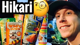 Hikari Food Review  Sticks Goldfish Oscar Fish Betta [upl. by Tunk268]