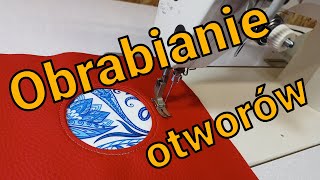 Szycie otworów okienek w torebkach poduszkach  krok po kroku [upl. by Cozmo]